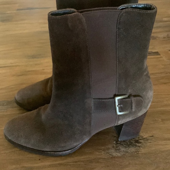 Cole Haan brown suede boots - Picture 1 of 12